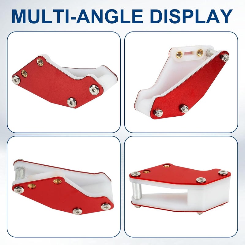 psler Motorcycle Chain Guide Guard Protector - Chain Guard Guide for XR CRF 50 XR50 CRF50, SDG SSR BBR TTR, 70cc 90cc 110cc 125cc Mini Pit Dirt Bike, Red - Image 3